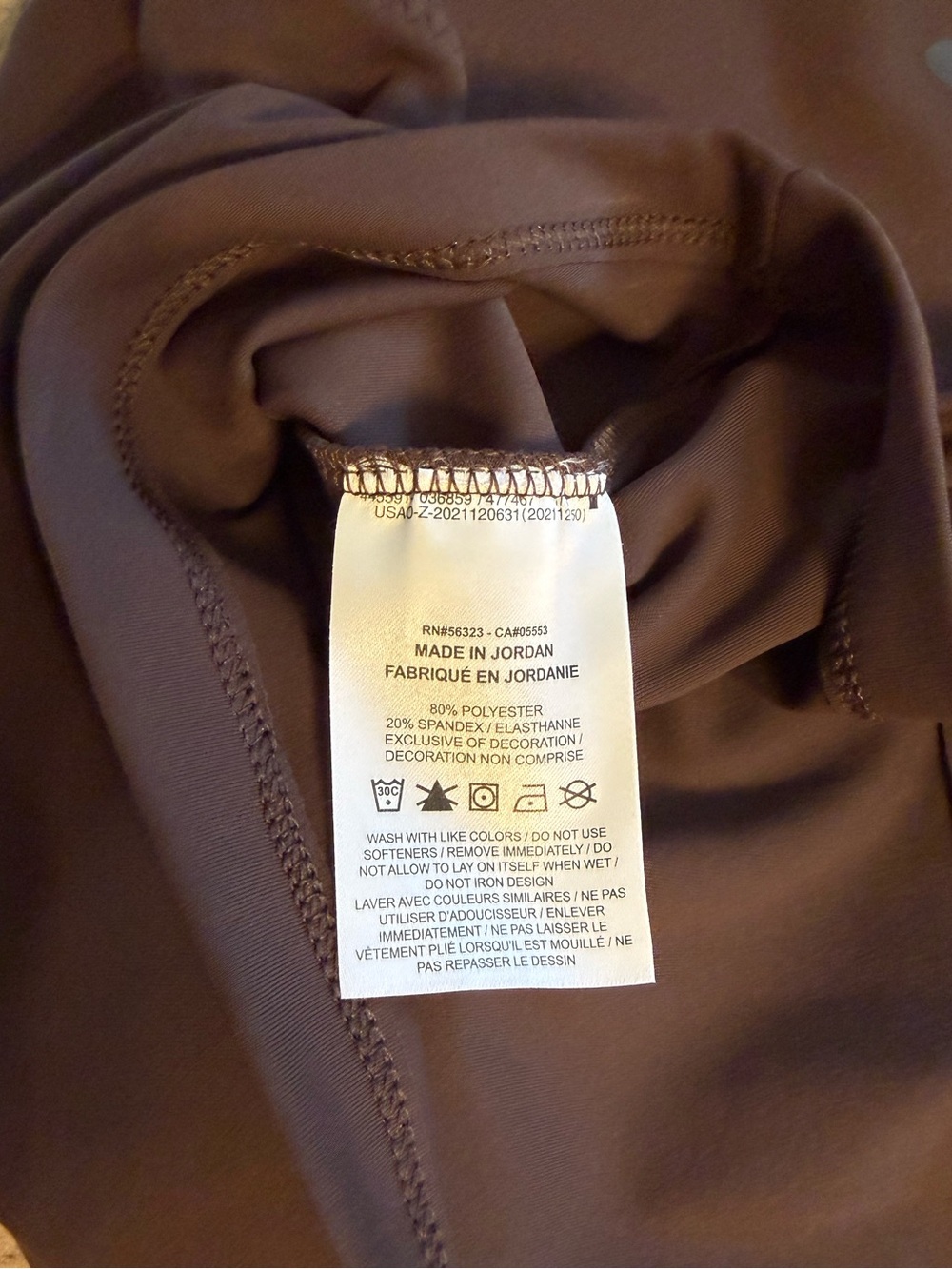 🤎Nike Women's One Fitted Dri-FIT Cropped Tank Top - Baroke Brown NWT Size Small - Picture 10 of 12
